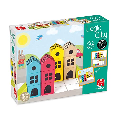 Goula, Logic City, Juego Educativo Preescolar de orientación Espacial a Partir de 3 años, Multicolor
