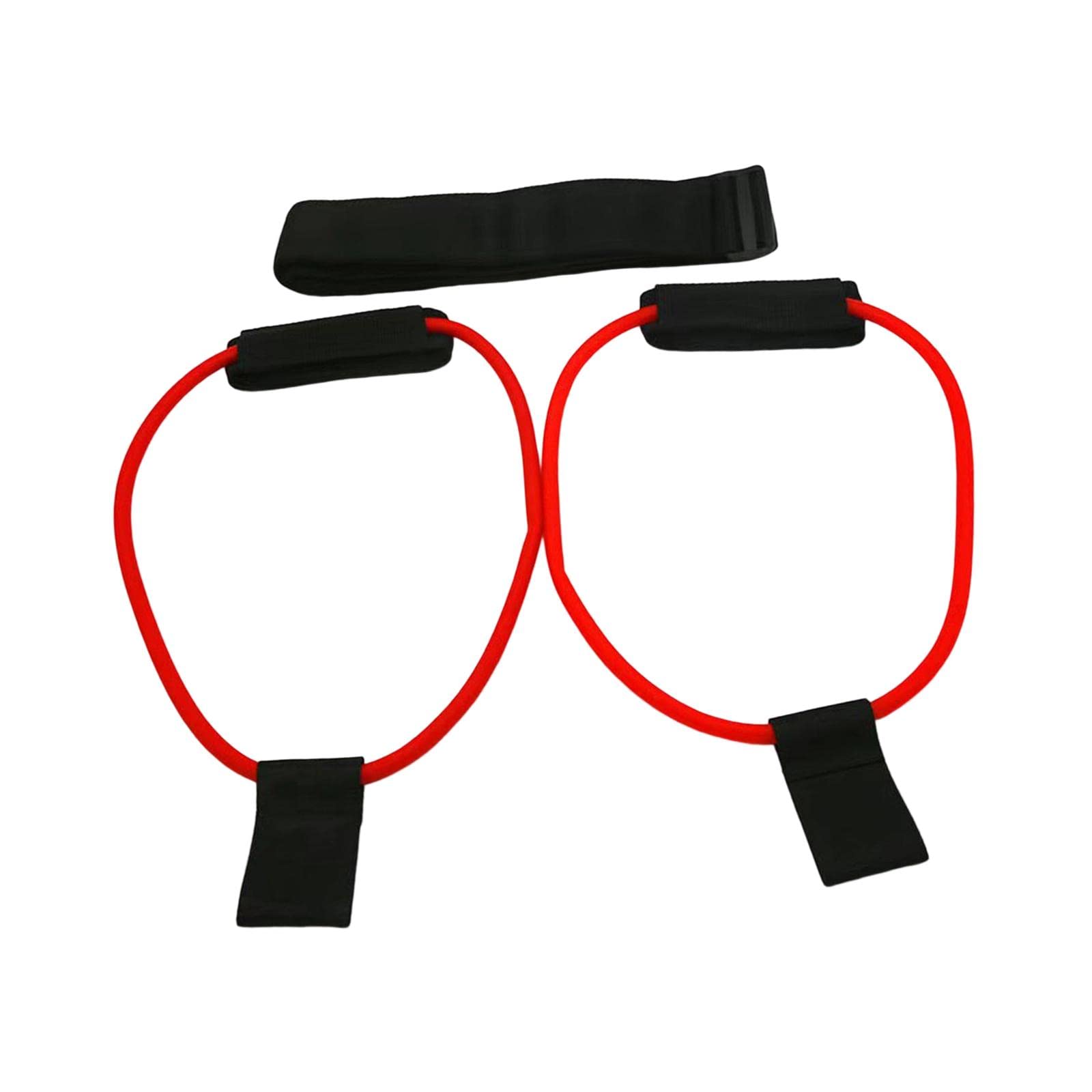 Booty Po-Gürtel, Hüft-Workout, Taille, Power-Gürtel, Booty-Widerstandsbänder, Rot, 13,6 kg