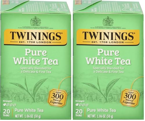 Twinings White Tea, 100% Natural Fujian Chinese Tea with a