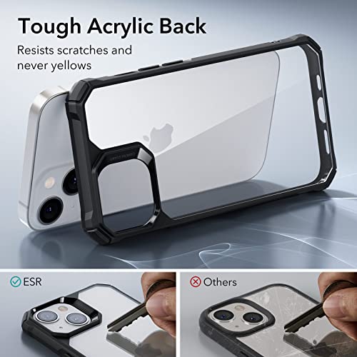 Esr 4894240182994 For Iphone 13 Case/Iphone 14 Case Clear, Military-Grade Protection, Shockproof Air-Guard Corners, Yellowing-Resistant Acrylic Back thumb #4