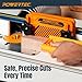 POWERTEC Featherboards for Router Table Fence, Bandsaw, Tandem Feather Boards Fit T-Track & Miter Slot, Router Accessories Woodworking Tools, Reduce Kickback & Increase Safety, 2PK (71553)