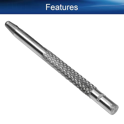 Miniatura 3 de Auniwaig Perforadora de cuero, herramienta de perforación de agujero de forma redonda de cuero, perforadora de agujero hueco de 0.118 in, para