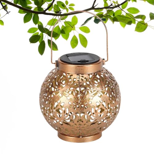 Lanterne solaire extérieure chaude pour illuminer une terrasse sans prise - 7
