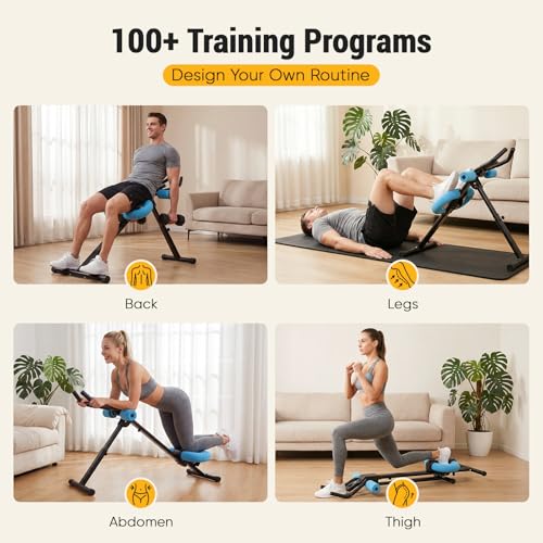 Image of NEWBULIG Ab Machine, Abs Workout Equipment for Home Gym, Adjustable Ab Trainer Machine for Stomach Workout, Foldable Abdominal Trainer