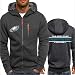 Produktbild FEZD Herren Pullover - Philadelphia Eagles Pullover Zip Hoodies Spitzenbluse Tracksuits Sportswear Langarm Drucken Beiläufige Sweatshirt,M