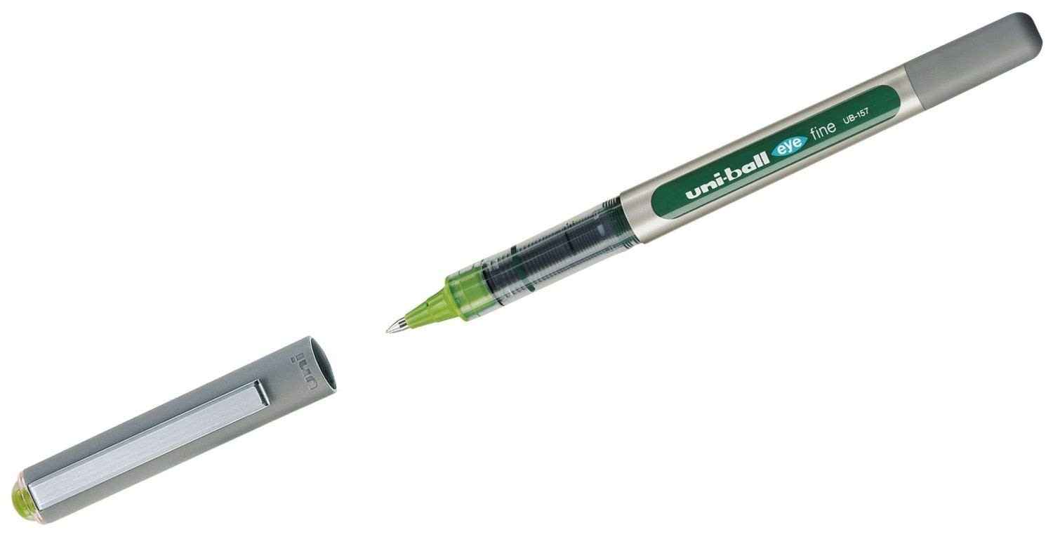 Uni-ball 148166 0.4 mm"Eye Ub-157" Ink Roller - Grey Green