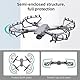 Craznick Propeller Schutz für DJI Air 2/Air 2S Quick Release Prop Blade Guard Professionelles DJI Mavic Air 2/Air 2S Drohnenzubehör Grau