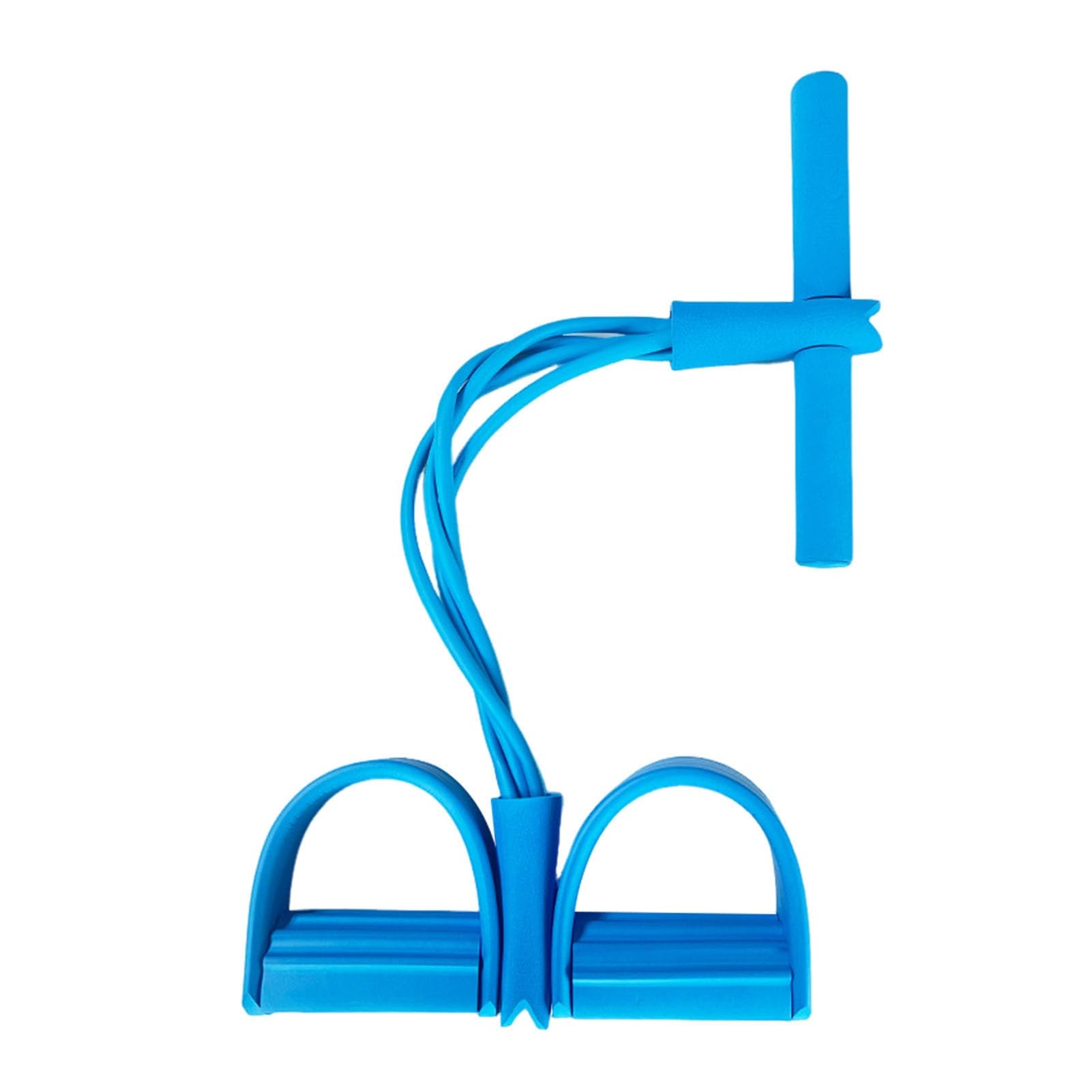 matumou 4/6-Tube Pedal Puller Resistance Band with Handle Multifunction Elastic Yoga Sit-up Pull Rope Men Women Pedal Tensioner Exerciser