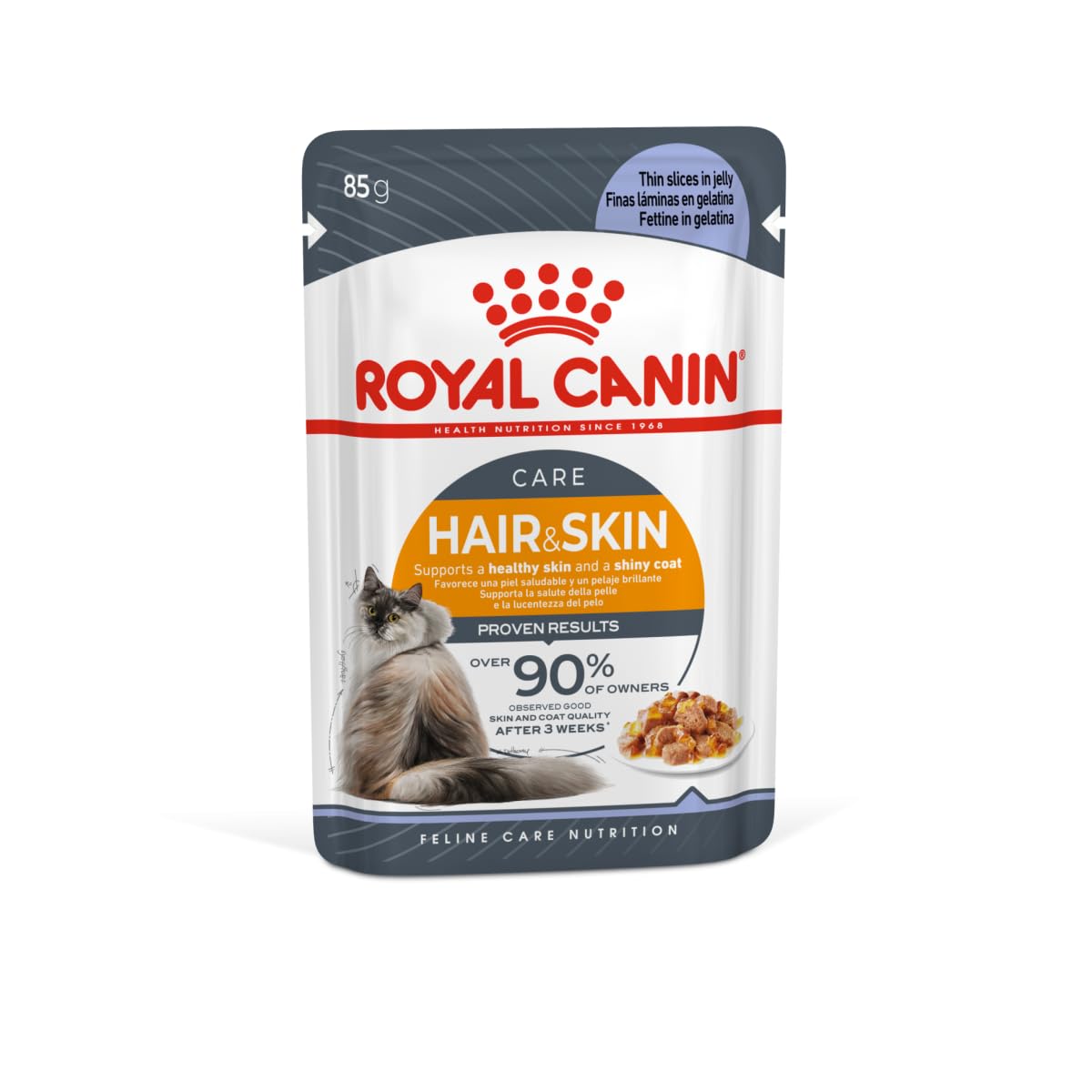 Hair & Skin Care | Nourriture Humide pour Chats Adultes | 2 x 12 x 85 g