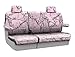 Coverking Center 60/40 Bench Custom Fit Seat Cover for Select GMC Yukon Models - Neosupreme Camo Real Tree (AP Pink Solid)