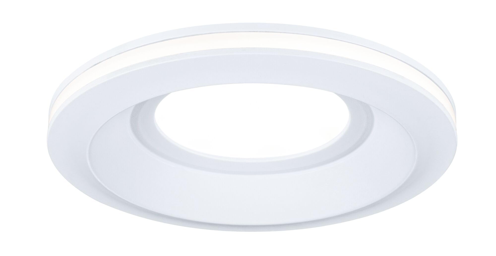 Paulmann 92248 LED Einbauleuchte Sormus IP65 rund 100mm 3x4,8/1,5W 560lm / 180lm 230V 3000K Weiß