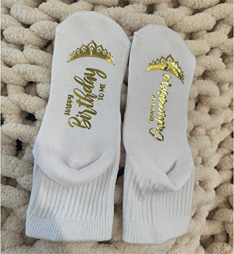 Mis Quince Funny Socks for Teen Girls, 15th Birthday Quinceaera Gift, Personalized Party Favor2