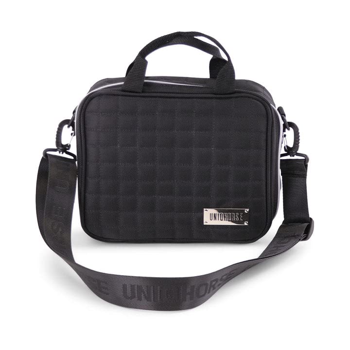 UNIQHORSE Kommunikationstasche Black - Für CeeCoach, WHIS02, Whisperer Mini UVM. - Für Reiter entwickelt