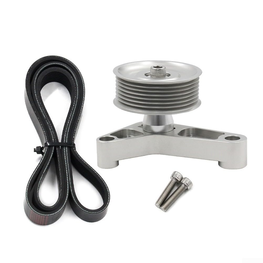 Kit de polea tensora EP3 ajustable para Honda K24 cambios de motor, tensor de correa de aleación de aluminio para Civic Si para INTEGRA para RSX, plata