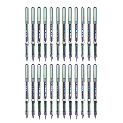 Image of uni-ball Eye UB157 Roller Pen (Violet Ink, Pack Of 24)