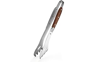 GRILLGEN Heavy Duty BBQ Grill Tongs for Grilling, 16.73'' Long