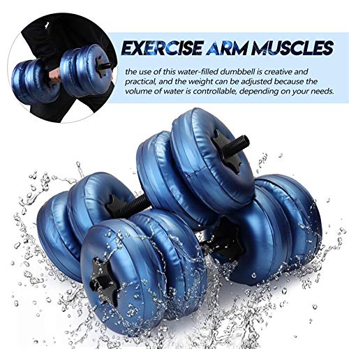 Dumbbell Set Kan Worden Gevuld Met Water En Verstelbare Halters Mannen En Vrouwen Fitness Draagbare Halters Travel Home… - Afbeelding 6
