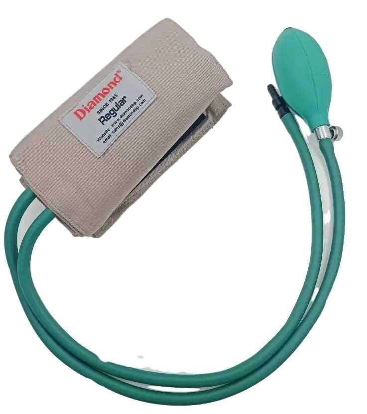 ALEXERA Diamond Regular Cuff Assembly for Adult BP Monitor, 2 Tubes, Cloth Bag, Rubber Bag