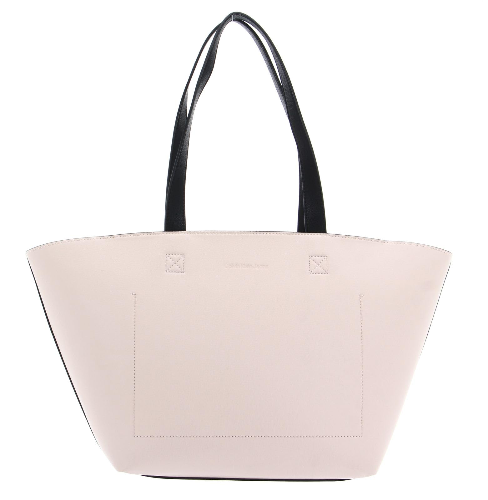 Calvin Klein bolso shopper bolso de hombro CKJ Minimal Monogram Shopper28 Ballet beige