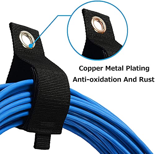 GTIWUNG 12 Pezzi Portacavi Estendibile, Chiusura a...