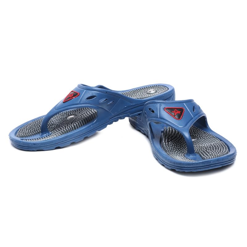 UnistarAcupressure Massage Slipper Men & Women |Magnet Therapy| Controls Blood Pressure Diabetes Sugar| Stimulate Boosts Stamina Energy| Helps in Weight Loss| SAFE Pain Relief