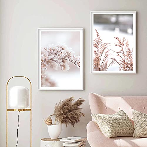 Affiches paysages de neige pour transformer un mur vide en espace relaxant