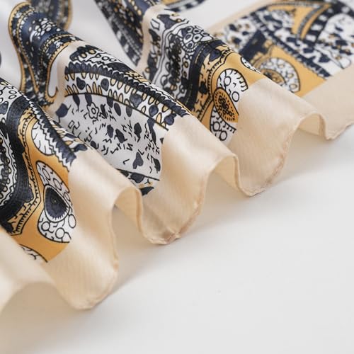 Scarves for Women Lightweight Like Satin Silk Neck Scarf Headscarf for Hair Wrapping Bandana Square for Handbags 5