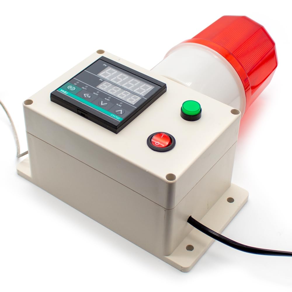 Allarme di Temperatura Intelligente Ad Alta Precisione, Sensore Automatico di Temperatura Eccessiva, dispositivo di Allarme Ad Alta Temperatura E Bassa Temperatura 220V 0-400℃
