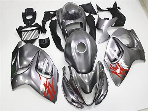 Miniatura 2 de MC - Molde de inyección completo gris rojo para Suzuki 2008-2020 Hayabusa Gen2 GSXR 1300 GSX-R Molde de inyección de plástico ABS nueva carrocería
