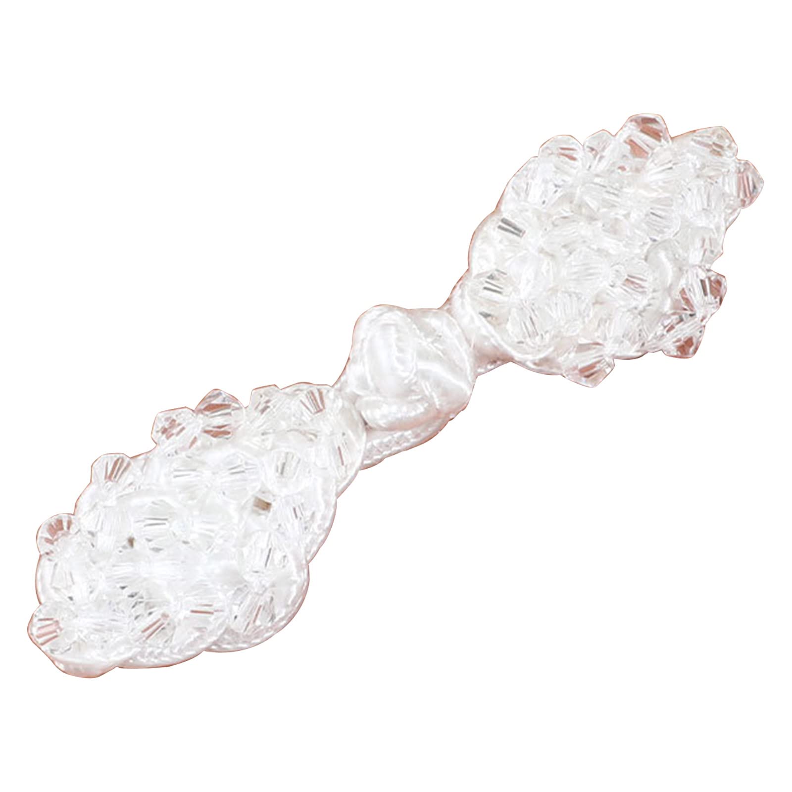 Jazuaiao 2 Pcs Exquisite Chinese Traditional for Frog Buttons Imitation Pearls Fasteners Buttons Closure Buckles for Scrapbooking Closure Buckle
