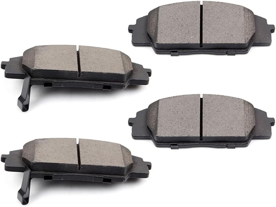 LSAILON [D829] Front Ceramic Disc Brake Pads Set For Acura CSX 2007-2010,For Acura RSX 2002-2006,For Honda Civic 2006-2011,For Honda S2000 2000-2009 [4PCS]