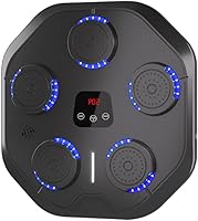 Vista 1 de Music Boxing Machine with Boxing Gloves Bluetooth Wall Mounted Boxing Machine Training Punching Exercise Suitable for Adults Kids Home, Office and