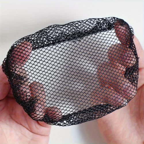 Image of Hair Accessories for Women, 2 Pcs Breathable Invisible Hair Bun Net for Women | Juda Net Mesh Bun Cover, Hair Net & Bun Maker | Hair Accessory for Bun, Dance, Nursing, Bridal & Daily Use
