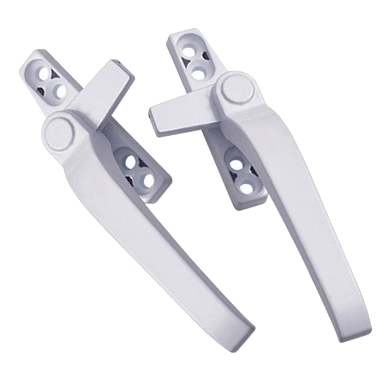 LOVIVER 2pcs Replacement Window Handles Hand,Zinc Alloy Window Hardware,Window Handle Lever Casement Locking Handle — image 1