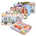 BBLIKE Puzzle per bambini, puzzle per bambini, puzzle a 5 immagini, adatto per ragazzi e ragazze, puzzle in legno a partire da 3 4 5 anni