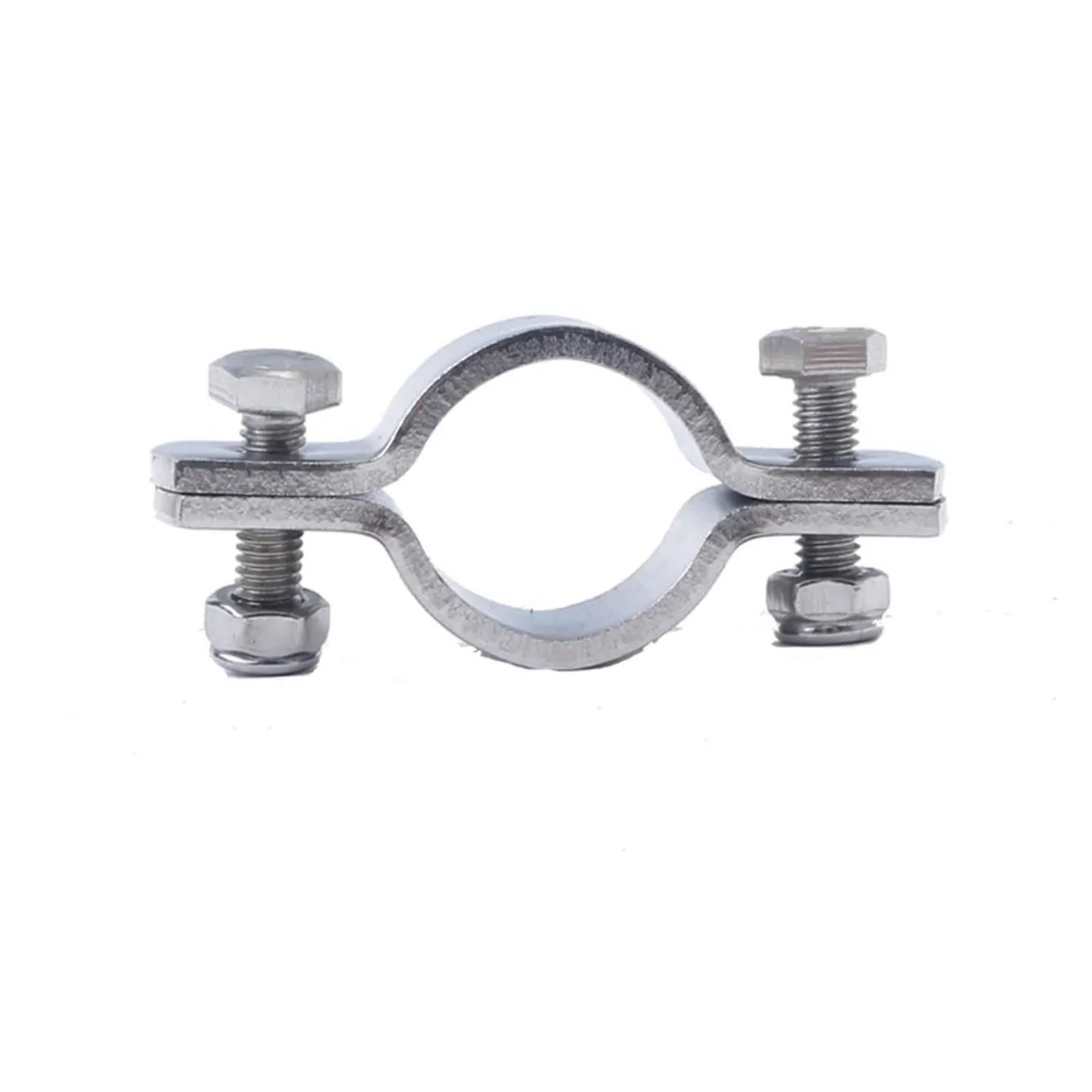 BPABDEITR 1PCS 304 Stainless Steel Adjustable Pipe Hanger Bracket Clamp, Fit 15-219mm OD Tube(Fit 38-40mm OD Tube)