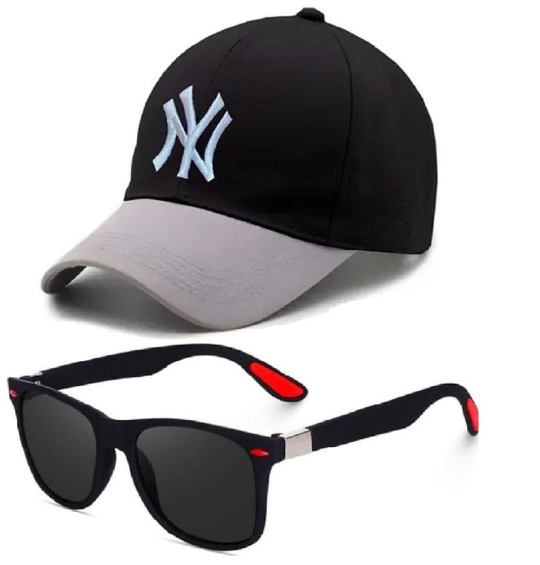 fy lane Stylish Adjustable Baseball Cap for Men and Women, Embroidered Cap and Sunglsess Unisex for Summers-picture-31