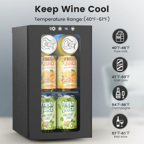 Image of Electactic 10L Mini Fridge Counter-top Wine Cooler