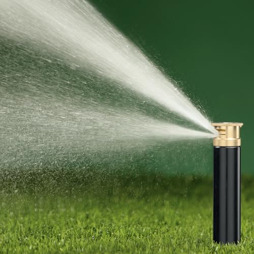 Orbit 80324 2" Professional Series Adjustable Pressure-Regulating Spray Sprinkler Body with Brass 15' Half Pattern Nozzle - image 7