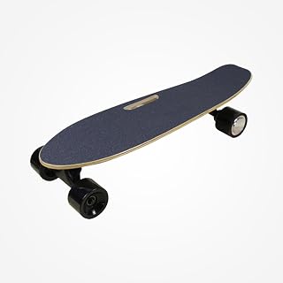 Electric Skateboard with Remote Control, Top Speed 20km/h, Smooth Braking, Convenient Handle Design, Suitable for Adults and Beginners