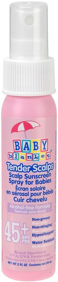 Baby Blanket Tender Scalps Sunscreen Spray - SPF 45 - 2 oz