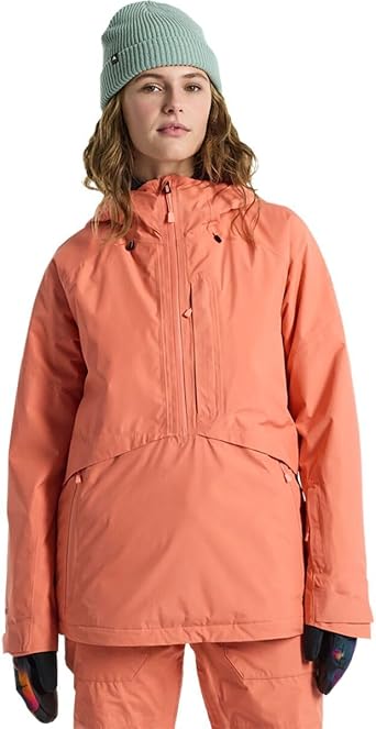 Burton Womens Pillowline GORE-TEX 2L Anorak Jacket, Peach Echo, M