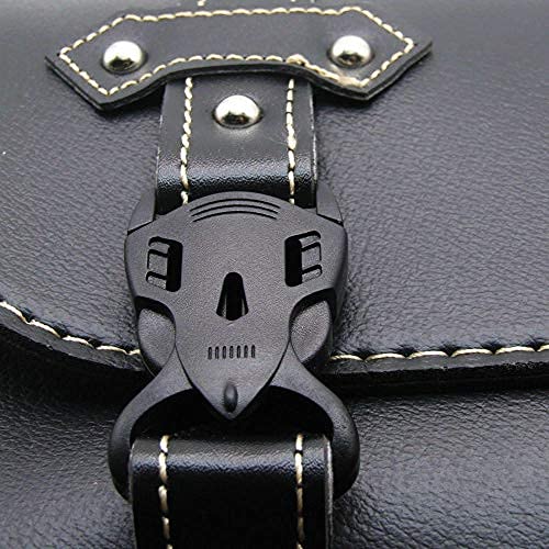 Bolsa de Sillín para Motocicleta MACHSWON, Alforja Impermeable de Cuero PU, Bolsa para Herramientas, Perfecta para Viajes, 27.5x10.5x19 cm miniatura 3