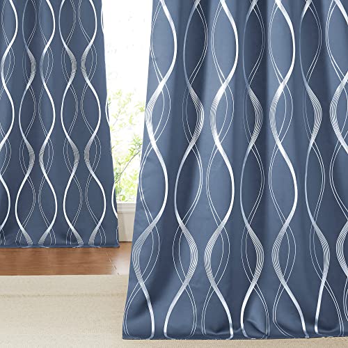 NICETOWN Room Darkening Curtains for Living Room, Easy Care Thermal