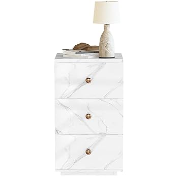Amazon.co.jp: AWQM 人工大理石 ナイトスタンド 2個セット