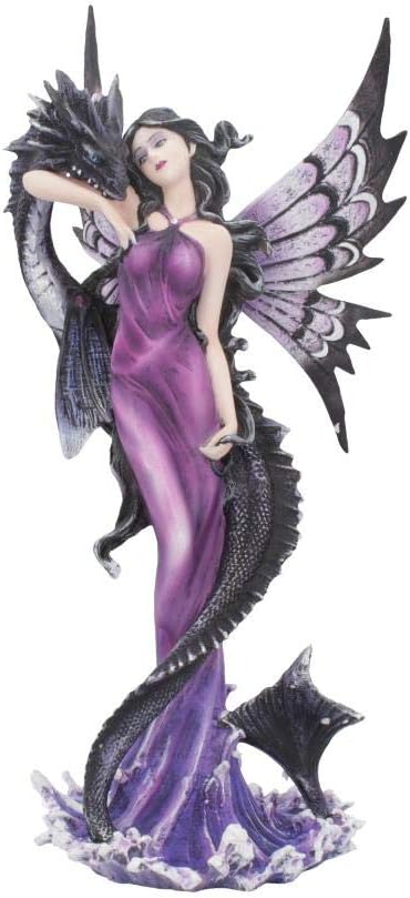 Nemesis Now Guardians Embrace Small Figurine 29cm Purple