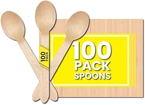 Zuvo Einweg-Holzlöffel 100 Stück