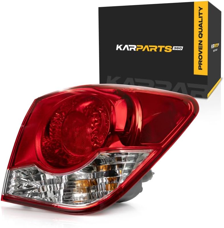 CarLights360 For 2011-2015 Chevy Cruze Rear Tail Light Passenger Side | Replacement For GM2805107 | 96828251