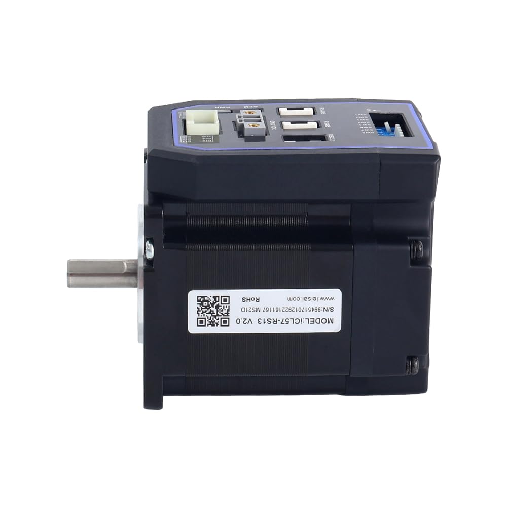 STEPPERONLINE iCL-Serie NEMA 23 integrierter RS485-Schrittmotor mit Closed-Loop, 1,3Nm(184,1oz.in), 20–50VDC, mit 14-Bit-Encoder