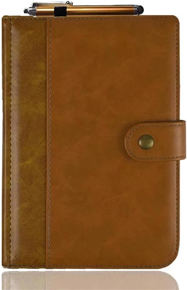 Compatible with Pocketbook Aqua 640/641 Tablet case, Full Coverage Ultra Slim Leather Cover Case with Folding Cover Rugged with Auto Sleep/Wake (Brown)